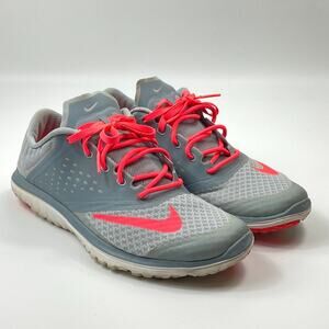 Nike FS Lite Run Gray Shoes Size 9 Breathable 684667-003 Fitsole Running Neon